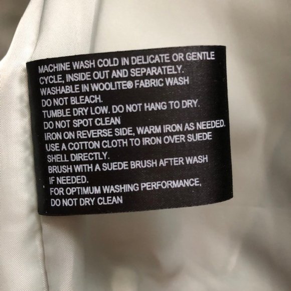 Machine washable Monterey Bay suede women's jacket NWT Size 4P - Picture 11 of 11